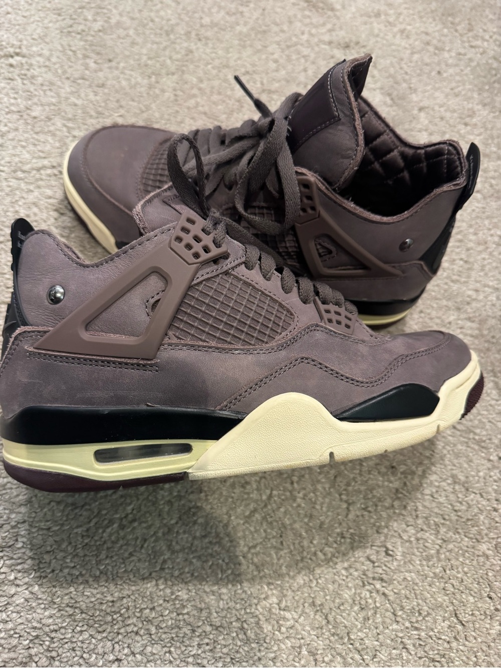 Jordan 4 Retro SP (Mens 6.5 Womens 8) A Ma Maniere Violet Ore Black Dark Mocha - Picture 5 of 9
